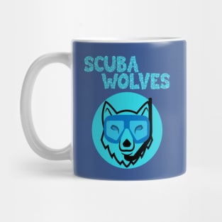 Scuba Wolves (Full) Mug